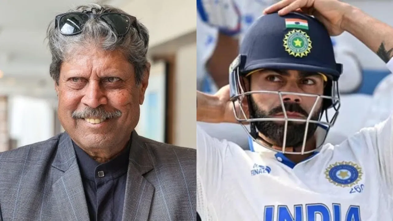 Kapil Dev and Virat Kohli
