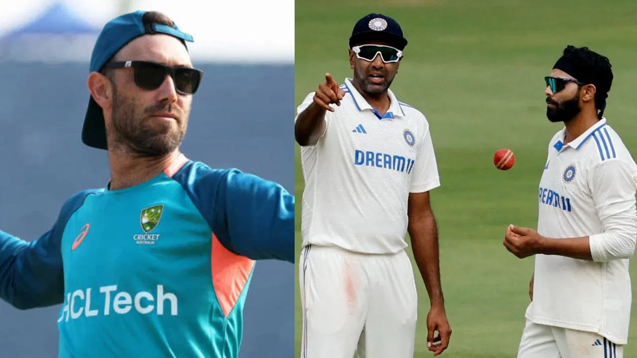 Glenn Maxwell, Ravindra Jadeja and Ravichandran Ashwin