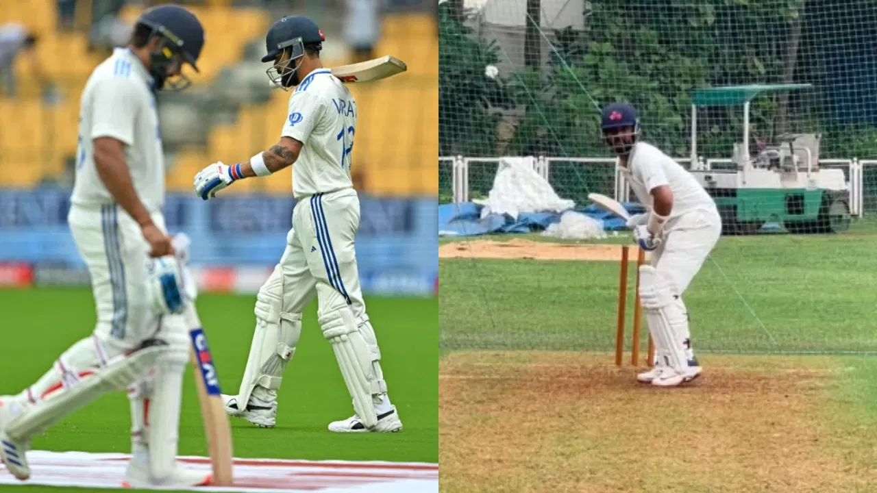 Virat Kohli, Rohit Sharma, and Ajinkya Rahane