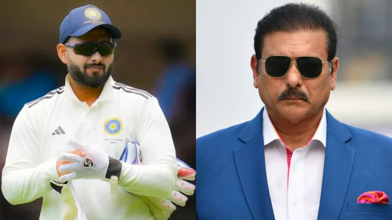 Rishabh Pant and Ravi Shastri