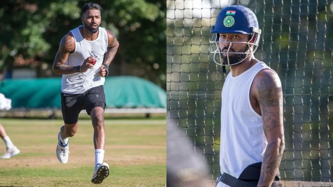 Hardik Pandya Red Ball Training