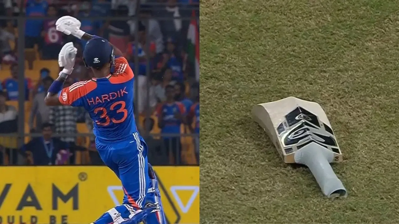 Watch: Hardik Pandya's bat takes flight, still he strikes a brilliant four