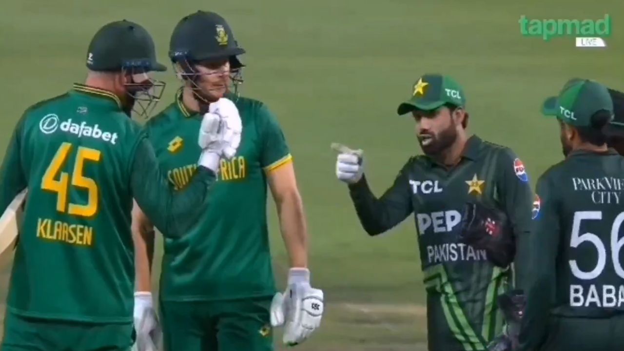 Watch- Mohammad Rizwan Goes All Out Fighting Heinrich Klaasen, Babar ...