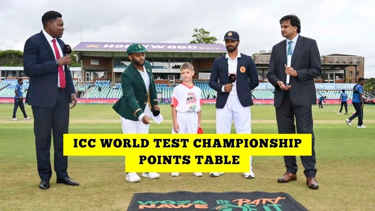 ICC World Test Championship Points Table After South Africa Vs Sri Lanka