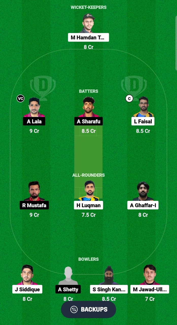 THU vs PEA Dream11 Prediction Fantasy Cricket Tips Dream11 Team UAE ILT20 Development Tournament 