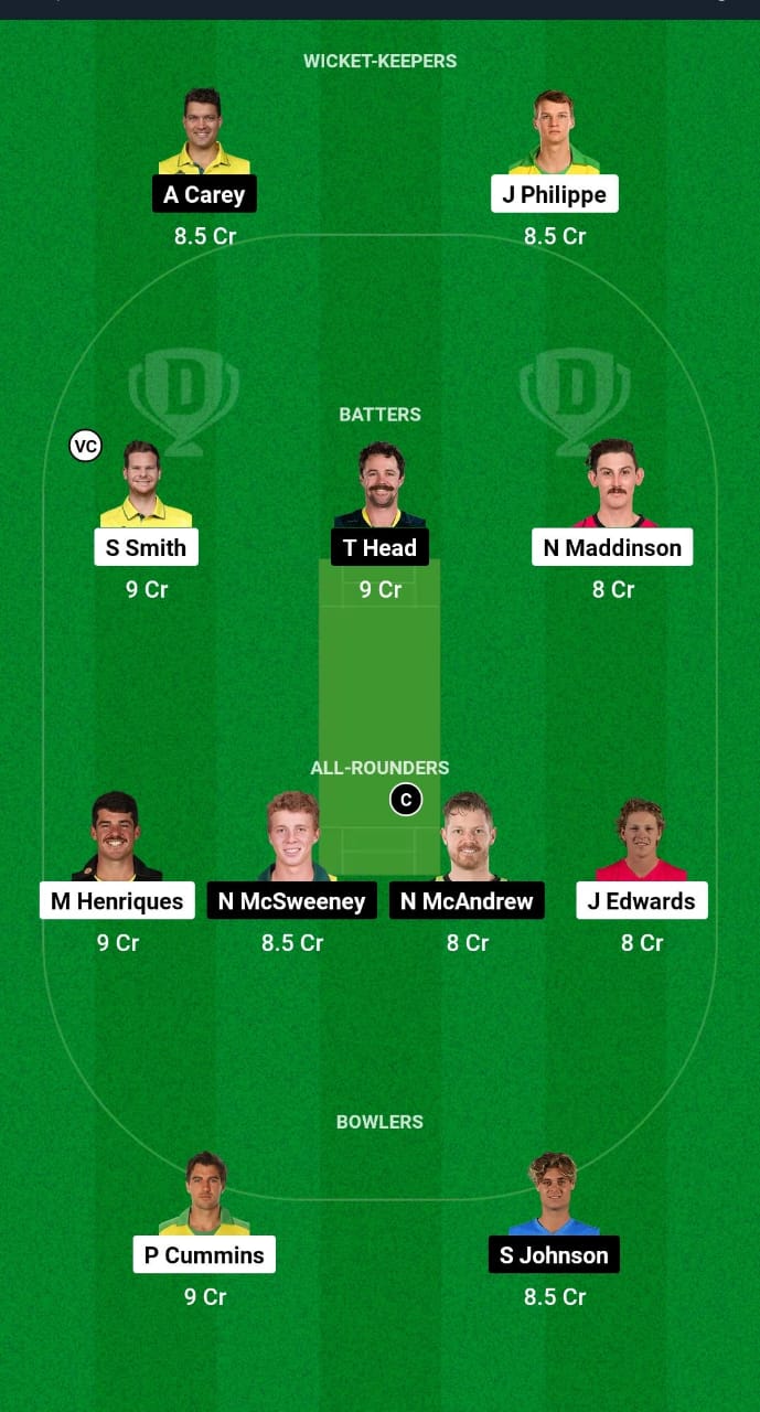 NSW vs SAU Dream11 Prediction Fantasy Cricket Tips Dream11 Team Australian Domestic Test