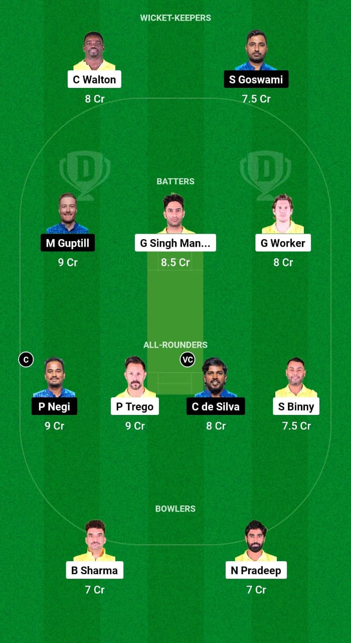 TOH vs SSS Dream11 Prediction Fantasy Cricket Tips Dream11 Team Legends League T20