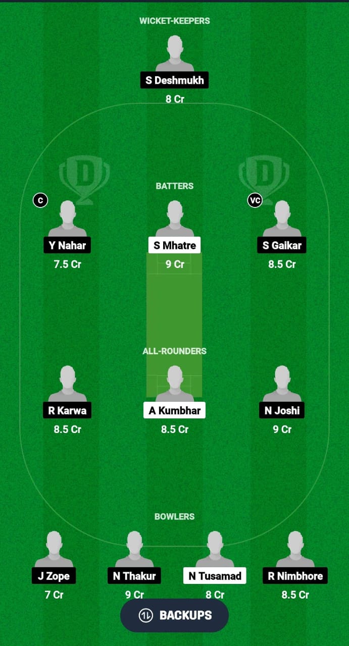 PBG vs JAI Dream11 Prediction Fantasy Cricket Tips Dream11 Team Pune T20 Olympia Trophy