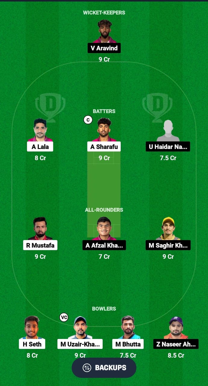 PEA vs GGD Dream11 Prediction Fantasy Cricket Tips Dream11 Team UAE ILT20 Development Tournament