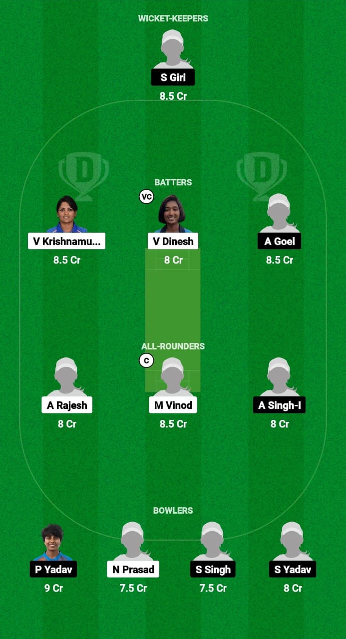 KAR-W vs UP-W Dream11 Prediction Fantasy Cricket Tips Dream11 Team Indian Domestic Women's T20 Trophy