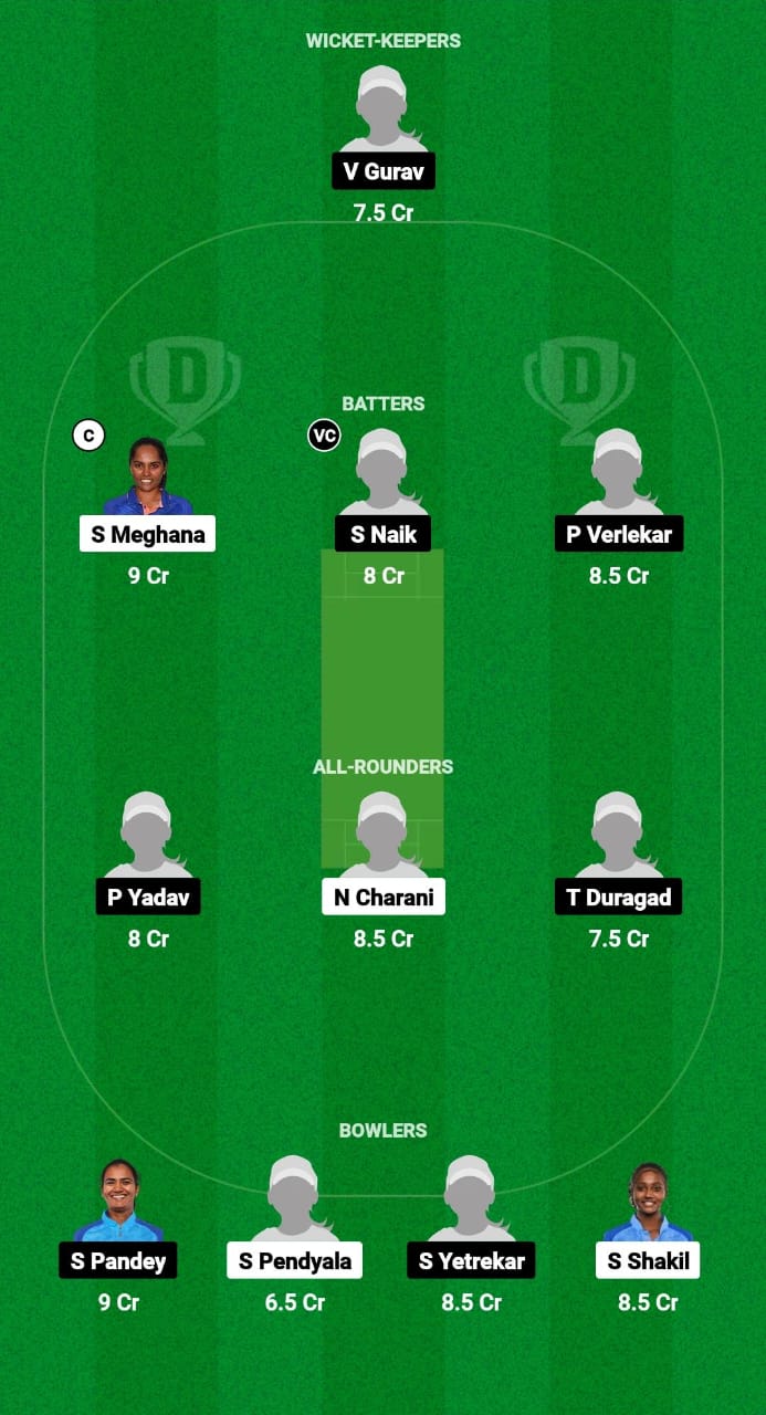 AND-W vs GOA-W Dream11 Prediction Fantasy Cricket Tips Dream11 Team Indian Domestic Women's T20 Trophy