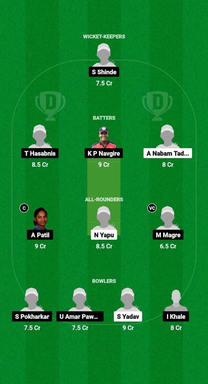 AP-W vs MAH-W Dream11 Prediction Fantasy Cricket Tips Dream11 Team Indian Domestic Women's T20 Trophy