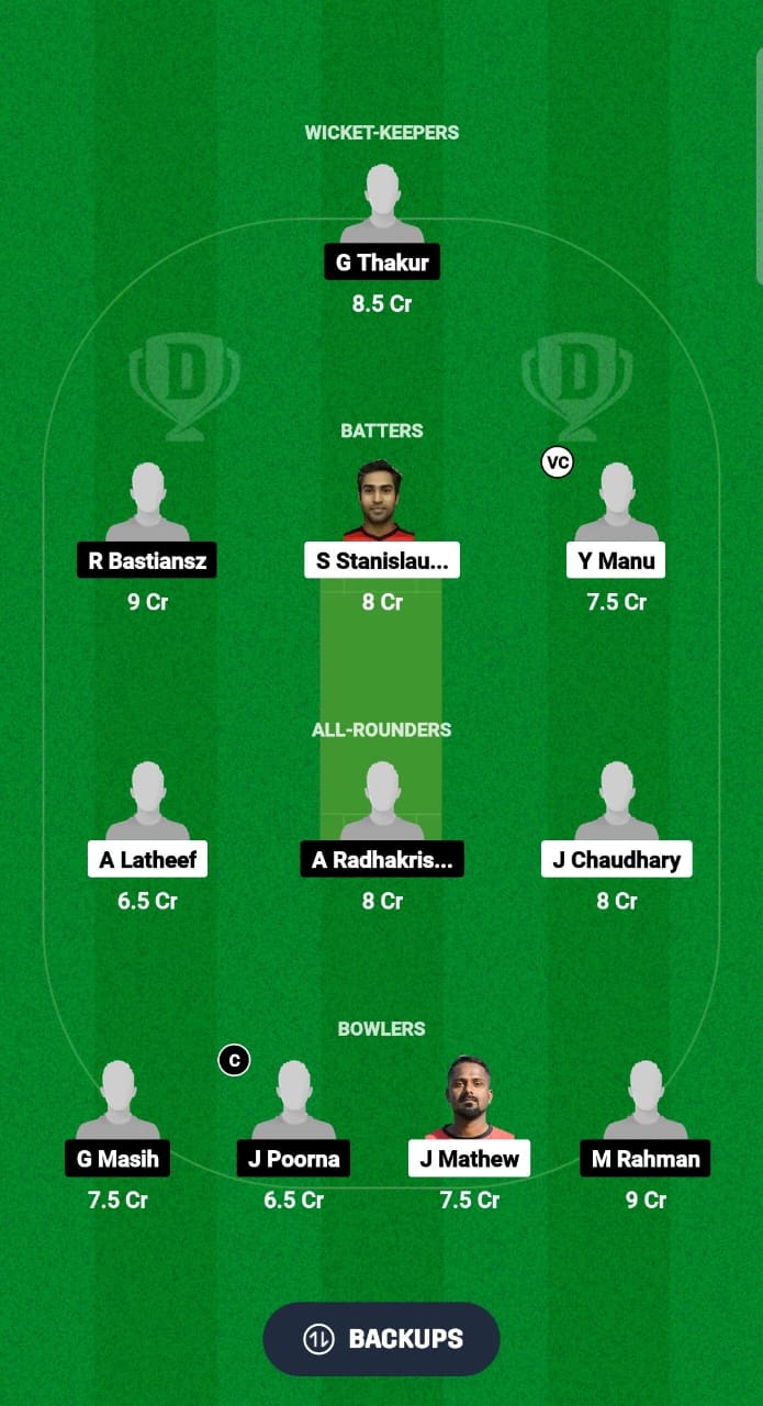 EDK vs SOC Dream11 Prediction Fantasy Cricket Tips Dream11 Team ECS T10 Malta