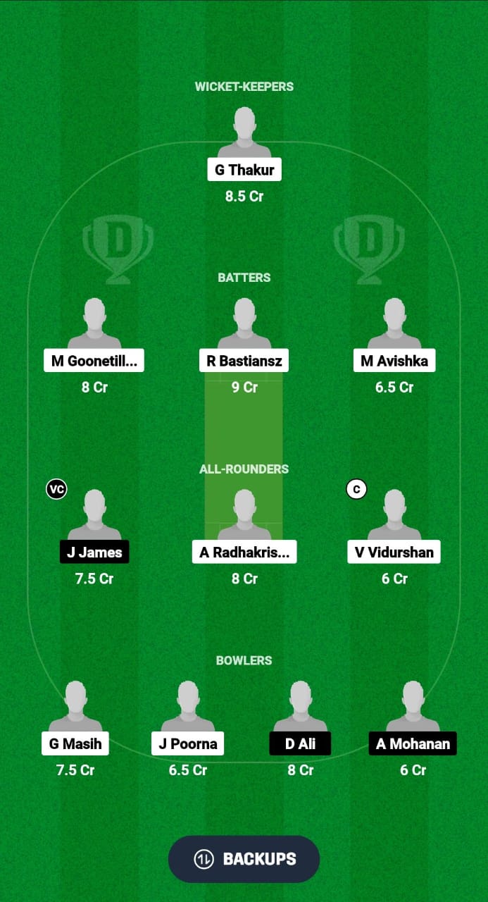 SOC vs RDS Dream11 Prediction Fantasy Cricket Tips Dream11 Team ECS T10 Malta