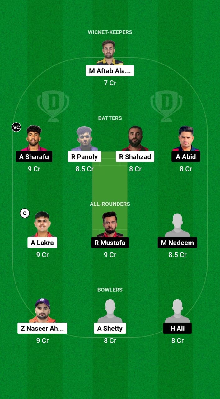 DUB vs ABD Dream11 Prediction Fantasy Cricket Tips Dream11 Team Emirates D20 Tournament