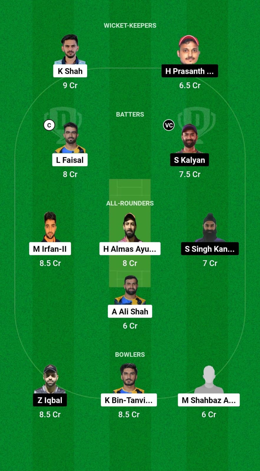 SHA vs FUJ Dream11 Prediction Fantasy Cricket Tips Dream11 Team Emirates D20 Tournament