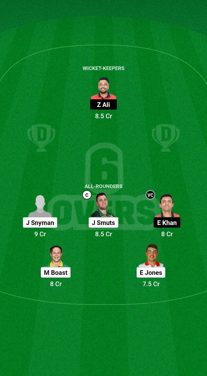 SA vs HK Dream11 Prediction Fantasy Cricket Tips Dream11 Team Hong Kong Sixes