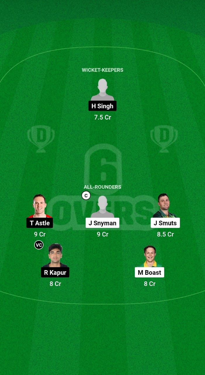 SA vs NZ Dream11 Prediction Fantasy Cricket Tips Dream11 Team Hong Kong Sixes