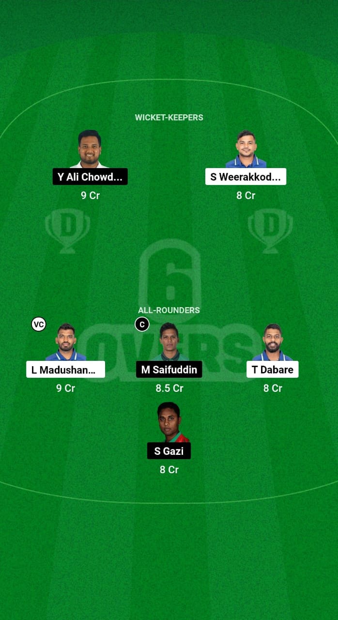 SL vs BAN Dream11 Prediction Fantasy Cricket Tips Dream11 Team Hong Kong Sixes