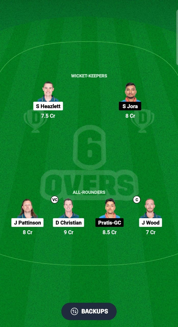 AUS vs NEP Dream11 Prediction Fantasy Cricket Tips Dream11 Team Hong Kong Sixes