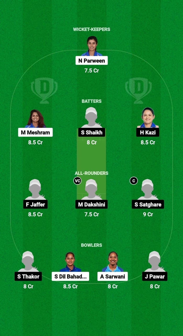 RAI-W vs MUM-W Dream11 Prediction Fantasy Cricket Tips Dream11 Team Indian Domestic Women's T20 Trophy