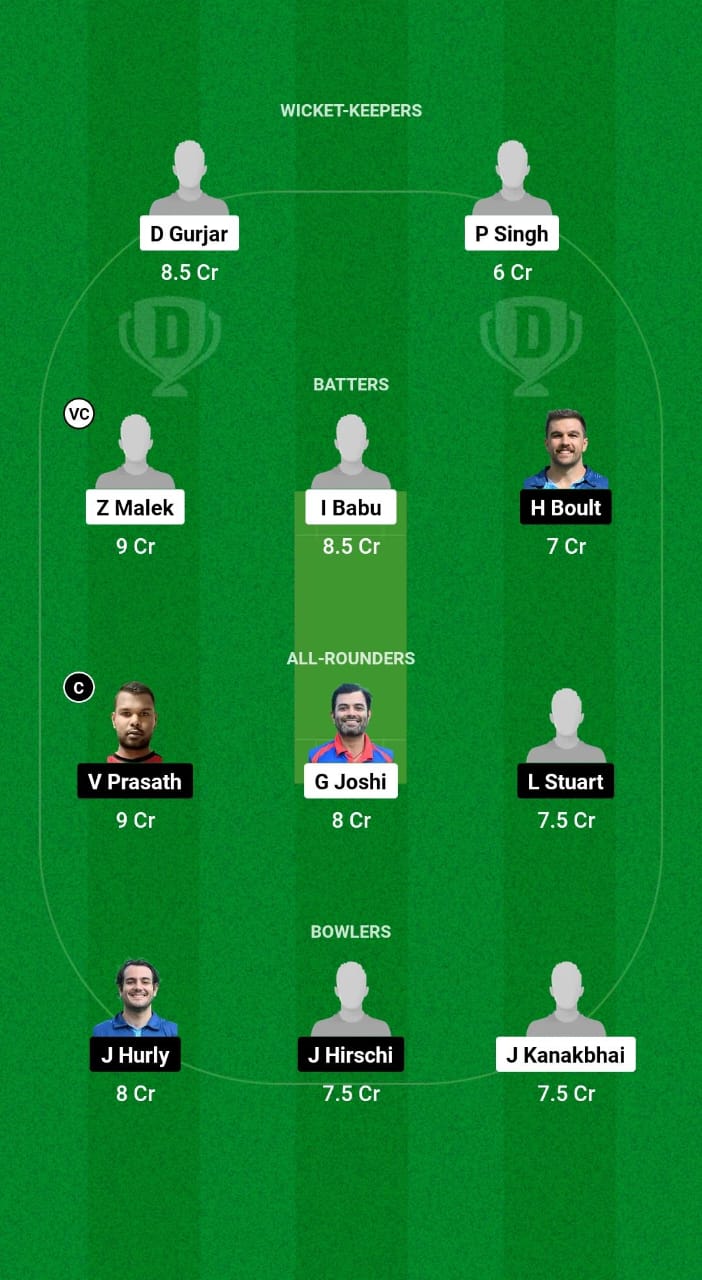 AUM vs OVR Dream11 Prediction Fantasy Cricket Tips Dream11 Team ECS T10 Malta