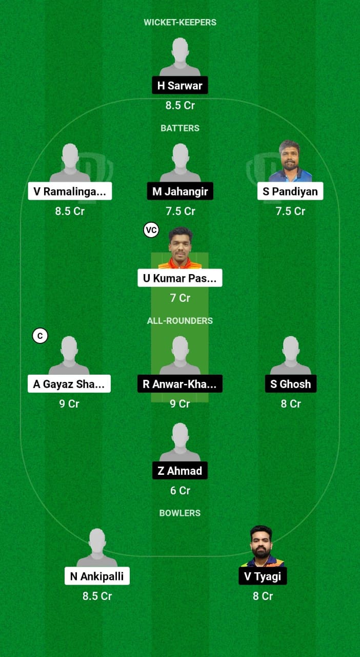 AF vs GGL Dream11 Prediction Fantasy Cricket Tips Dream11 Team Kuwait T20 Challengers Trophy