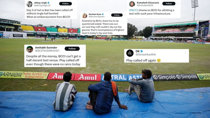 India Vs Bangladesh Day 3 Called Off