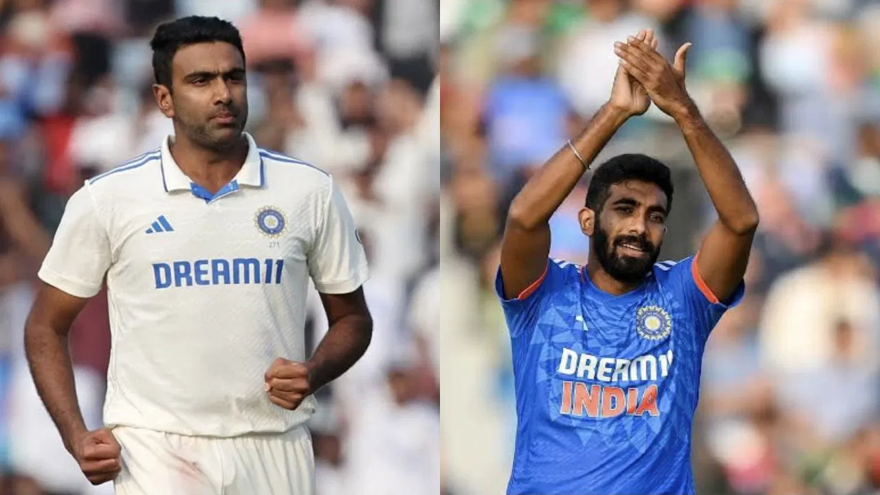 Jasprit Bumrah and Ravichandran Ashwin