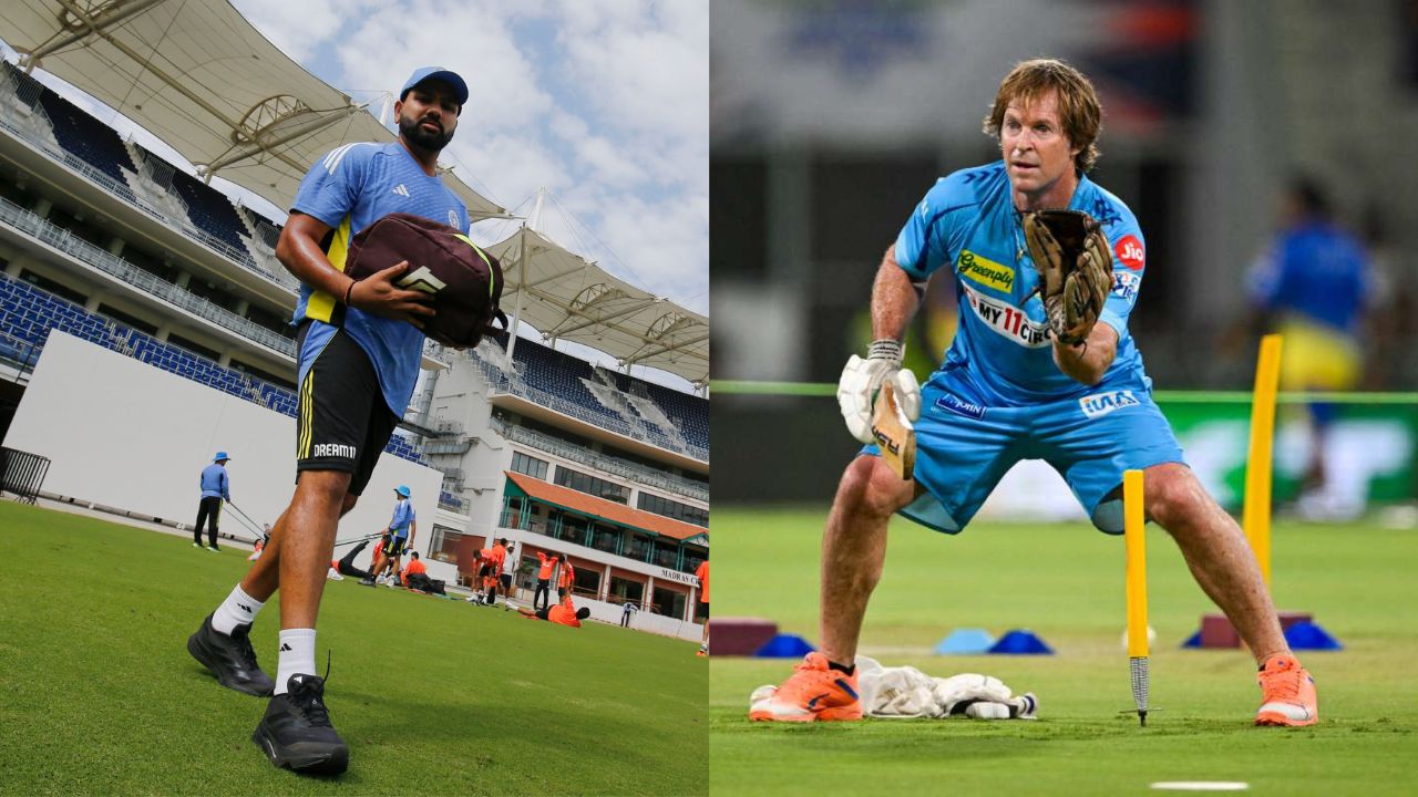 Jonty Rhodes And Rohit Sharma