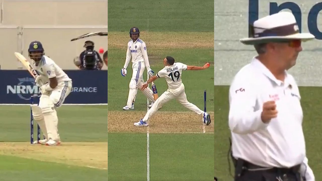 KL Rahul Survives Off Scott Boland No Ball