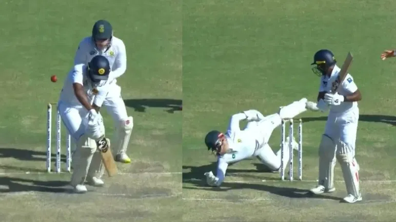 Kamindu Mendis Dismissed By Kyle Verreynne Stunner