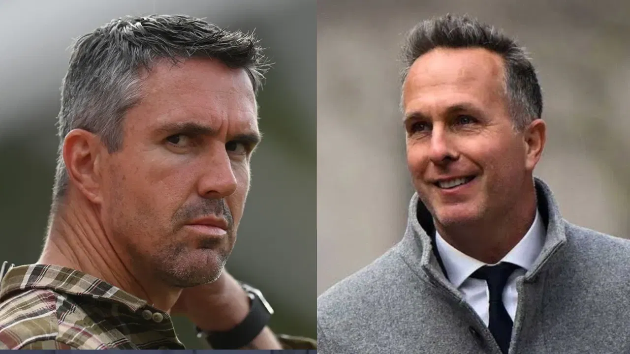 Kevin Pieteren And Michael Vaughan