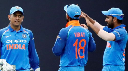 MS Dhoni Virat Kohli Rohit Sharma
