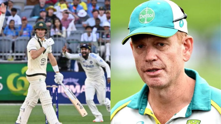 Marnus Labuschagne And Andrew McDonald Australia