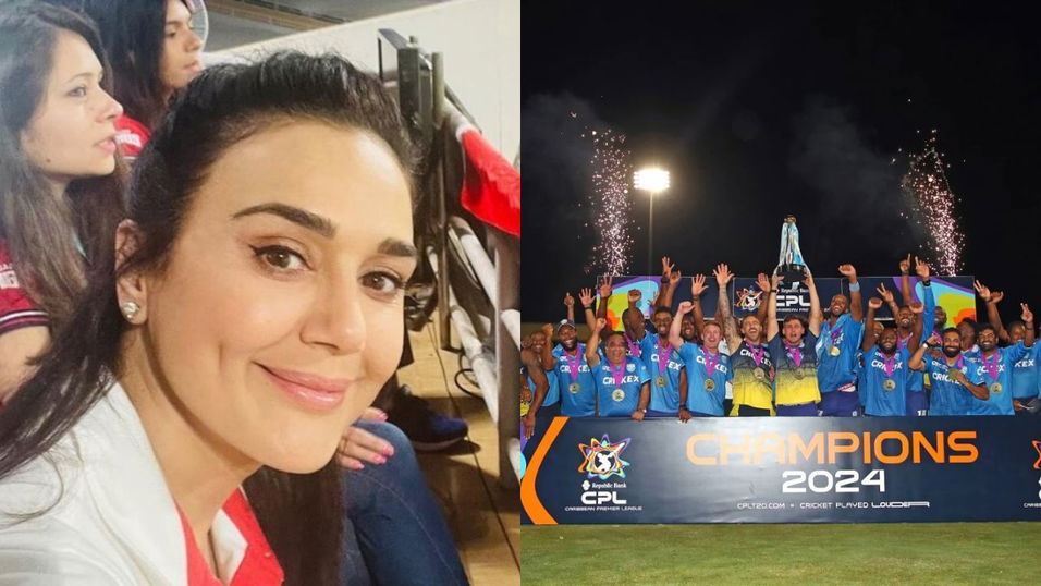 Preity Zinta's wait for a trophy finally over as St. Lucia Kings clinch