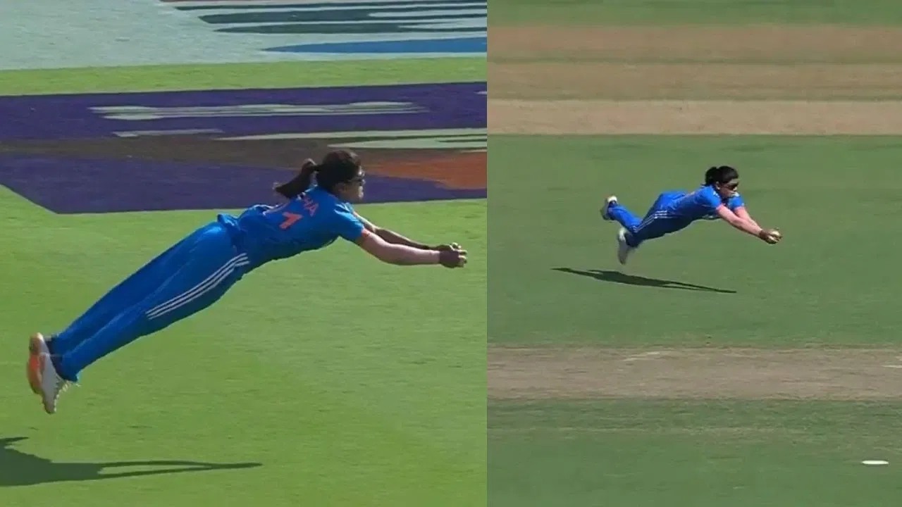 Radha Yadav Takes Stunning Catches