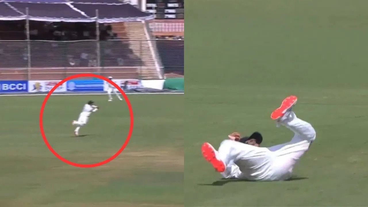 Watch Rajat Patidar takes stunning catch to dismiss Shams Mulani in