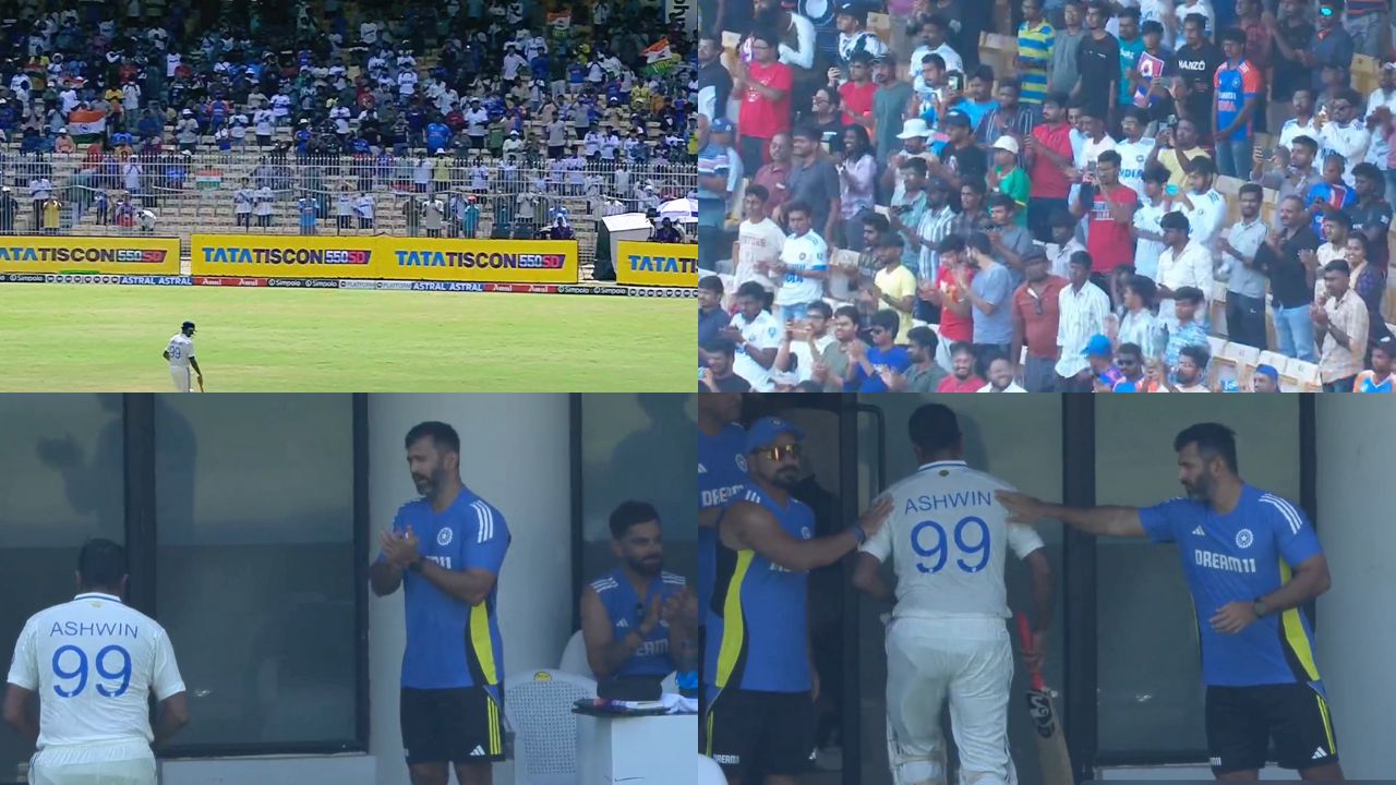 Ravichandran Ashwin Standing Ovation