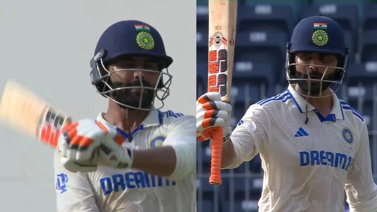 Ravindra Jadeja Celebration