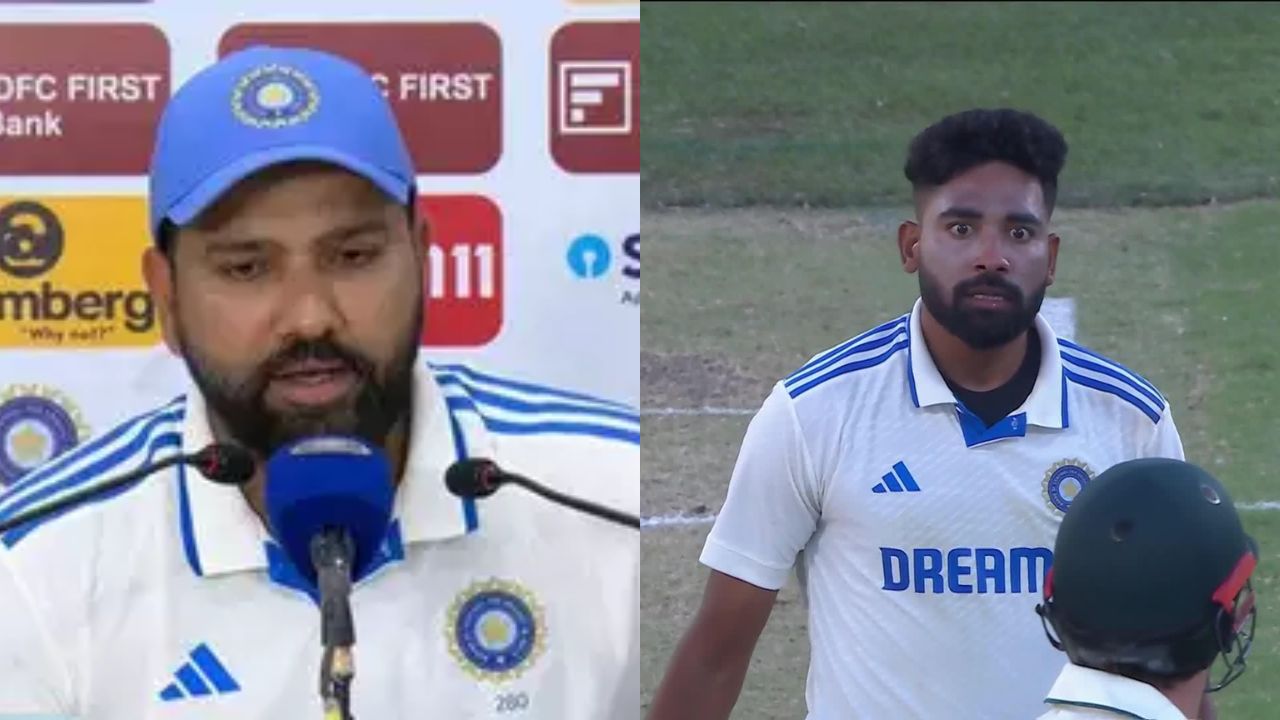 Rohit Sharma Mohammed Siraj