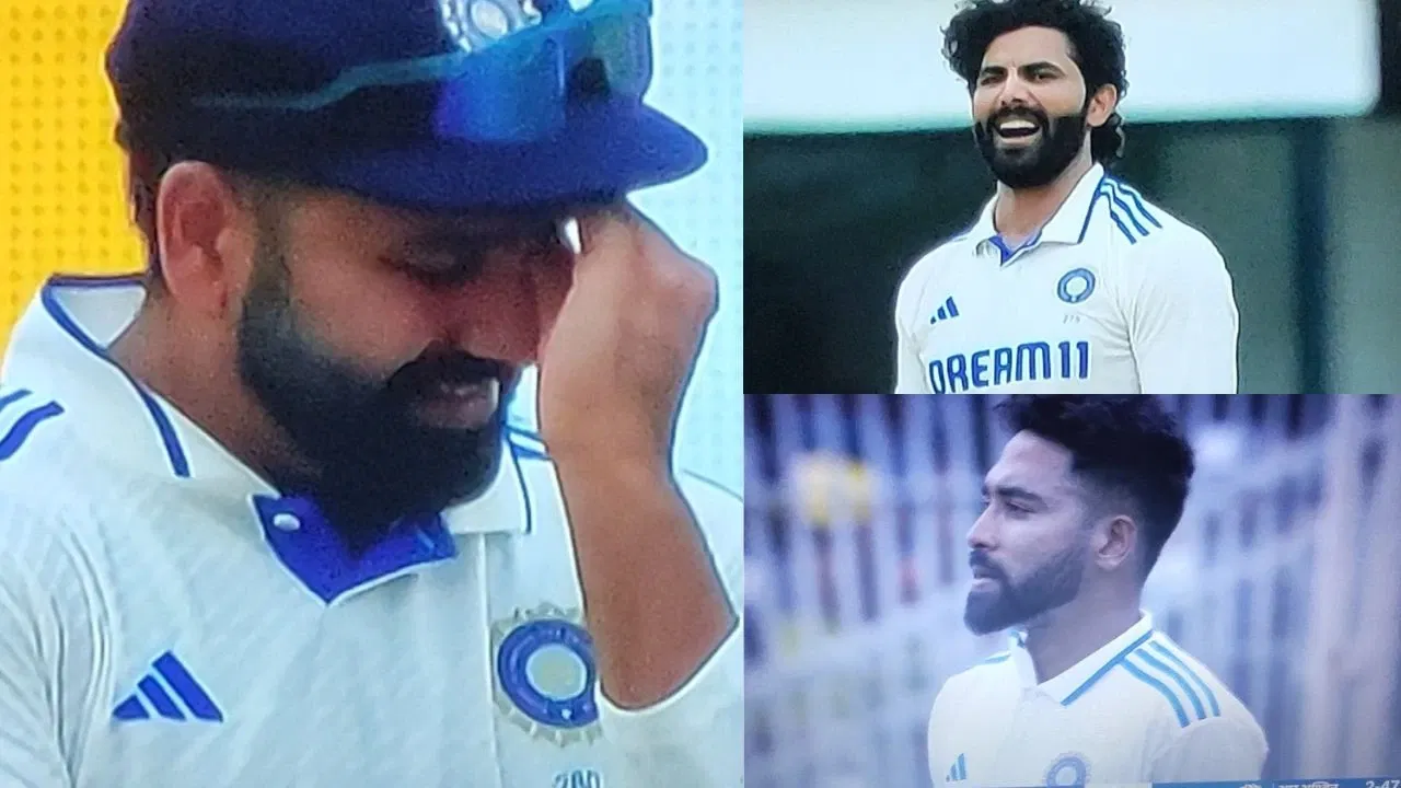 Rohit Sharma Ravindra Jadeja Angry At Mohammed Siraj