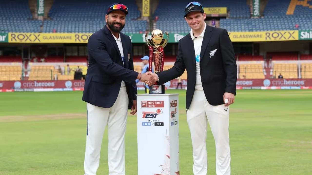 Rohit Sharma And Tom Latham - World Test Championship