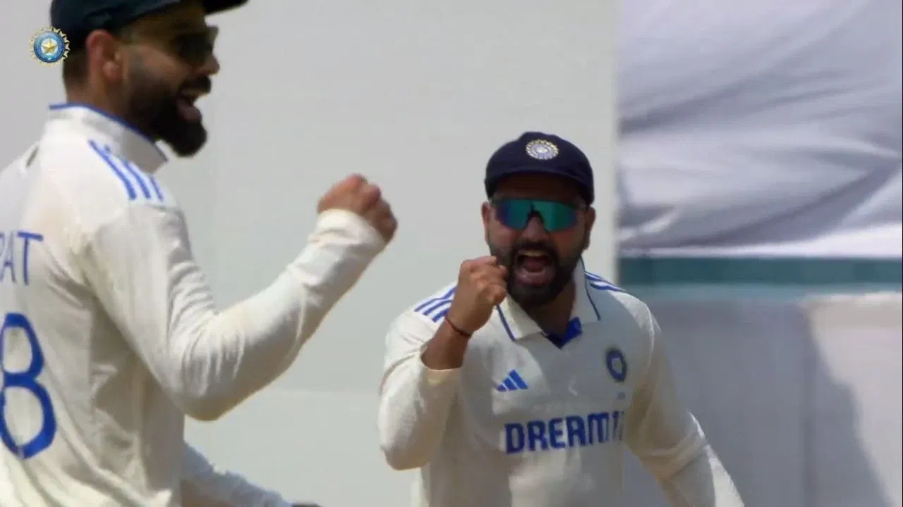 Rohit Sharma And Virat Kohli Celebration