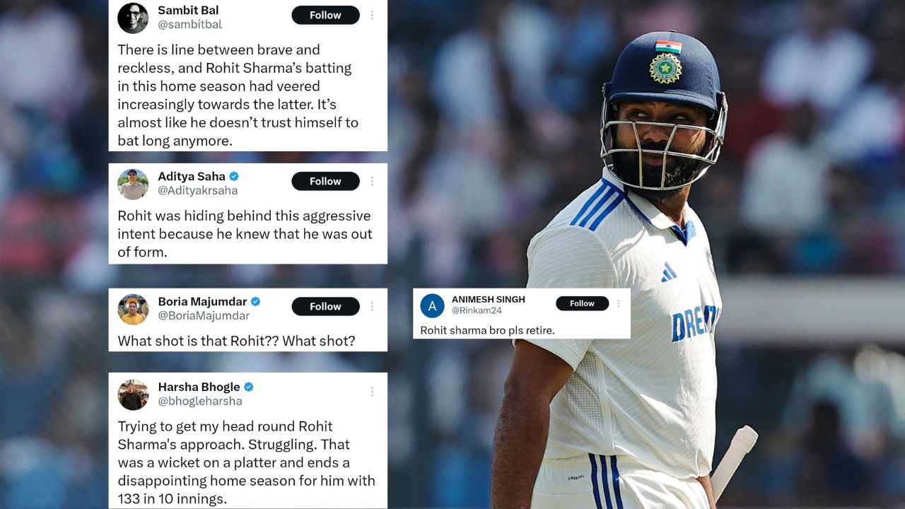 Rohit Sharma should quit captaincy and retire: India captain blasted for horror show in Mumbai Test