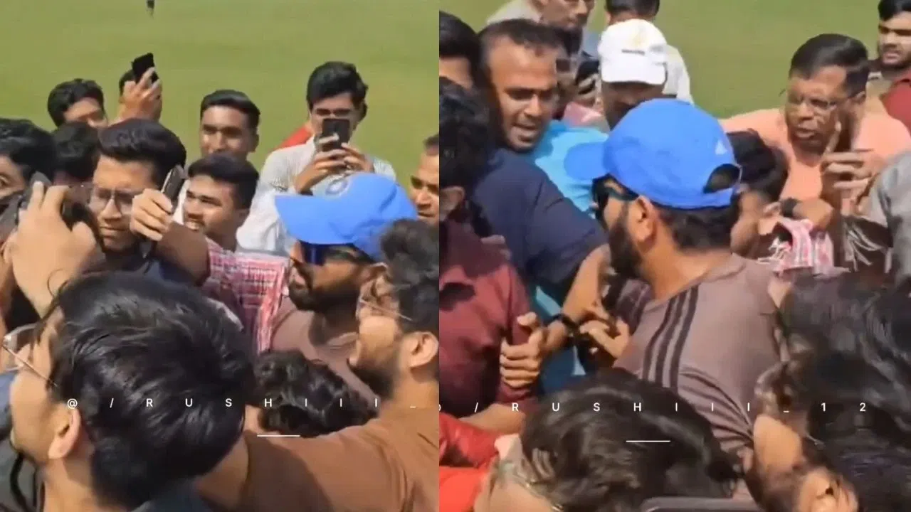 Rohit Sharma Mobbed