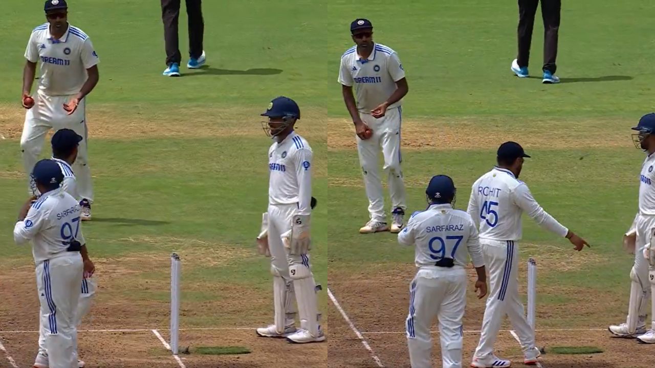 Rohit Sharma Stump Mic With R Ashwin