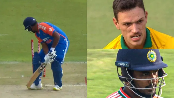 Sanju Samson Castled By Marco Jansen