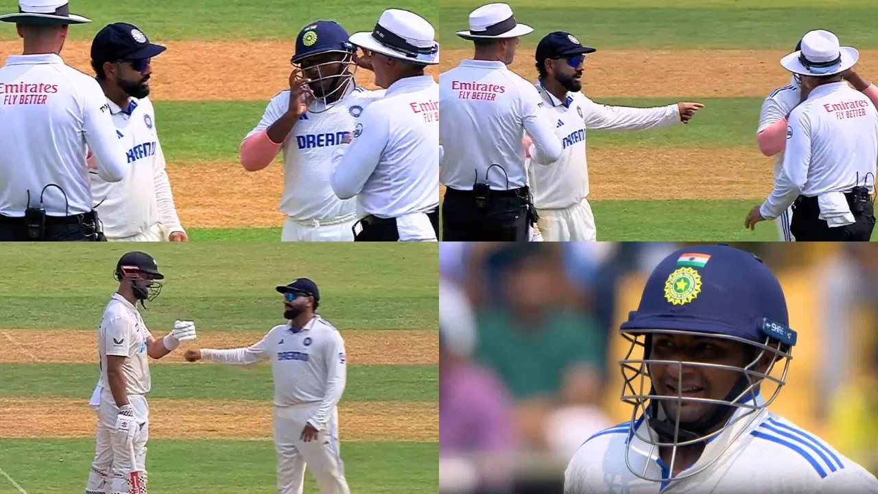 Sarfaraz Khan And Rohit Sharma Fight Umpires