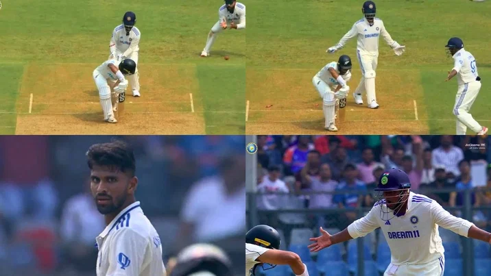 Sarfaraz Khan Sledging Rachin Ravindra